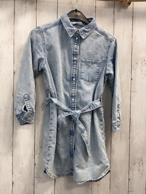H&M  Kleid  Gr. 128  blau Jeans 