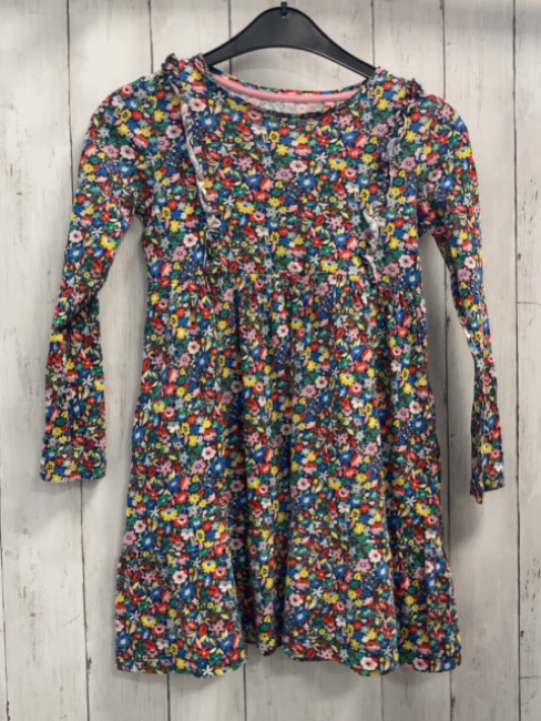 Mini Boden Kleid Gr. 134  bunt geblümt