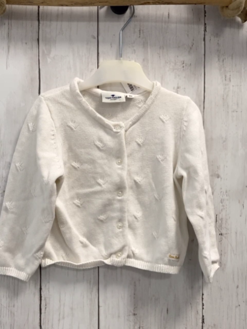 Tom Tailor  Strickjacke  Gr. 80  weiß 
