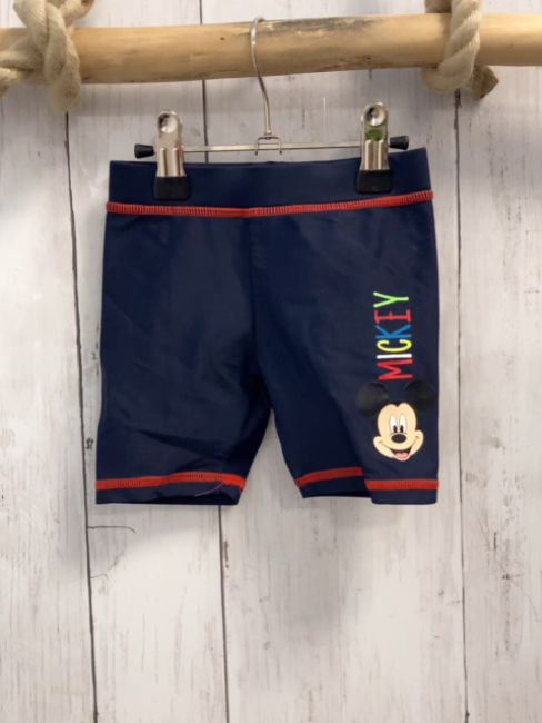  Badehose  Gr. 74  blau rote Nähte Micky Mouse 