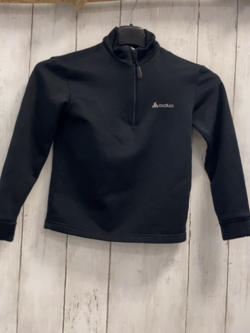 Odlo  Pullover  Gr. 104  schwarz Reißverschluss 