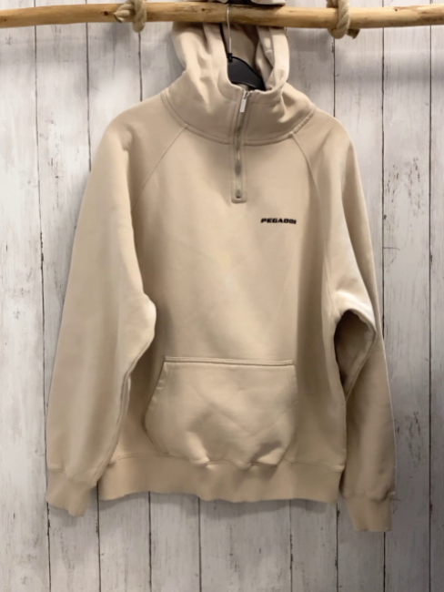 Pegador Pullover Gr. S beige Kapuze Reißverschluss