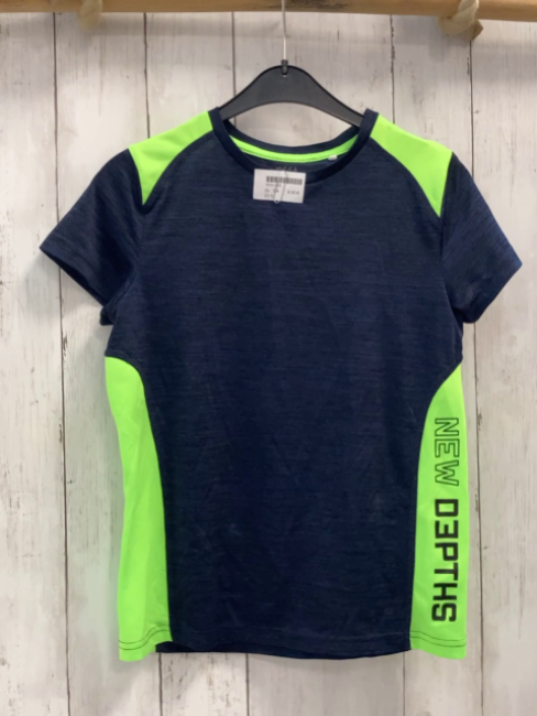  Sportshirt Gr. 134  blau grün