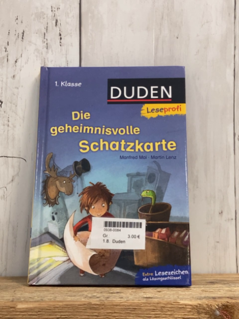 Duden  Buch Die geheimnisvolle Schatzkarte 