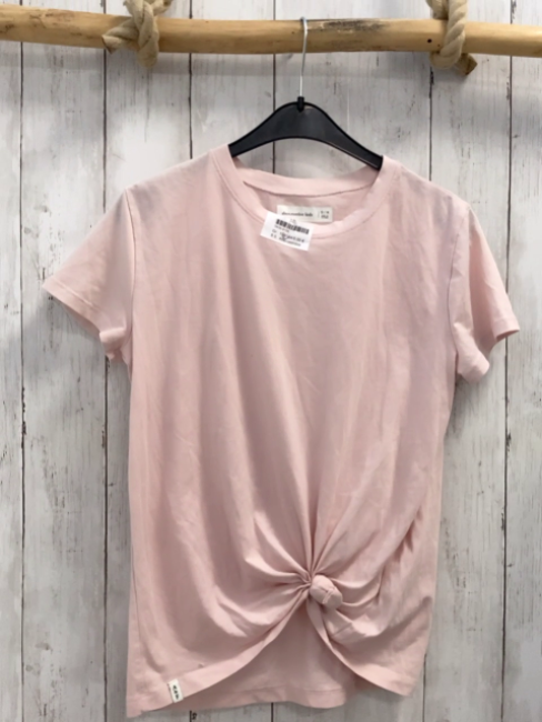 Abercrombie  T-Shirt  Gr. 158/164  rosa vorne geknotet 