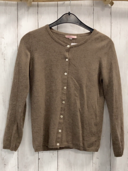 Carlotona  Strickjacke  Gr. 158  braun 100 % Cashmere 