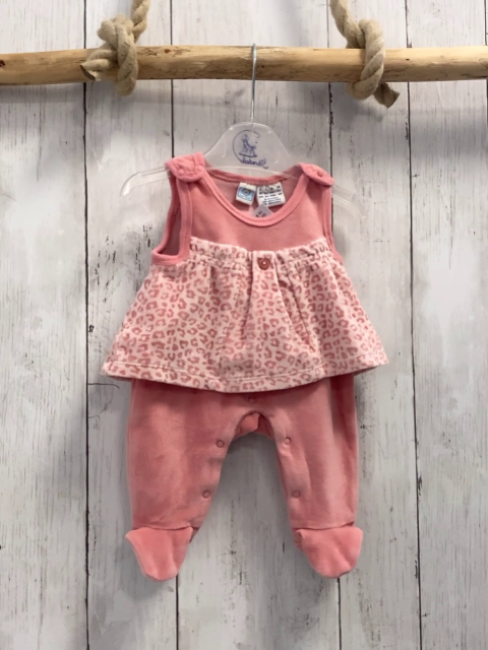 Bob der Bär  Strampler  Gr. 50  rosa mit Rock mit Muster Nicky 