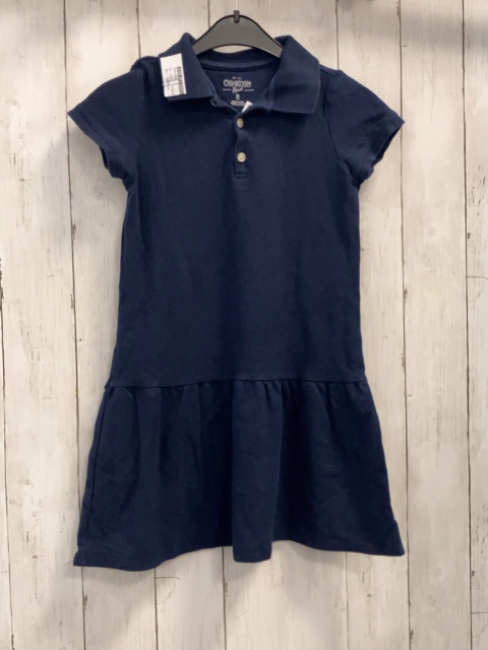 Oshkosh  Kleid  Gr. 128  blau Polokragen