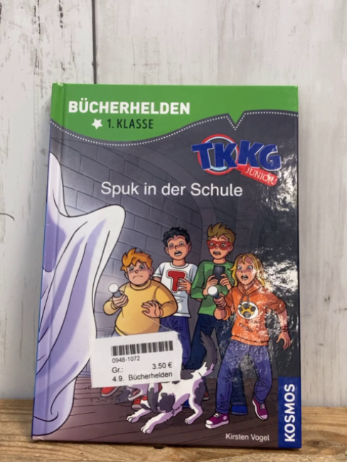 Bücherhelden  Buch TKKG Spuk in der Schule 