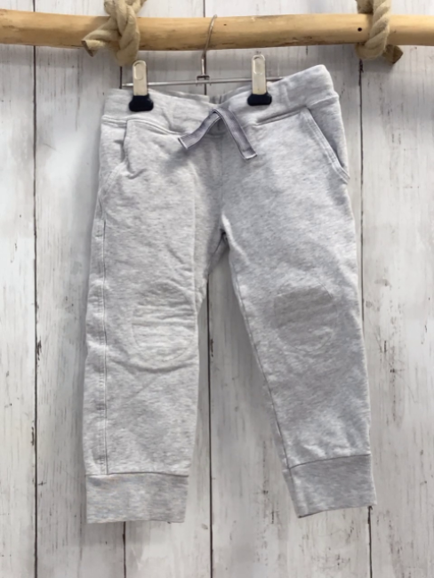 Petit Bateau  Jogginghose  Gr. 92  grau mit blau weißer Kordel 