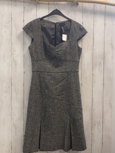 Club Monaco  Kleid Gr. S grau dunkelgrau meliert 