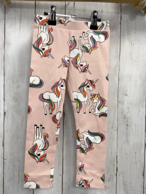 H&M  Leggings  Gr. 98  rosa Einhörner 