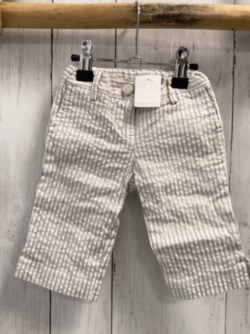 Microbe  Hose  Gr. 68  weiß silber glänzende Streifen 