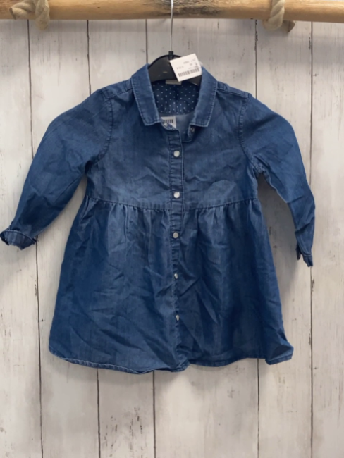 H&M  Kleid  Gr. 86  blau Jeans 