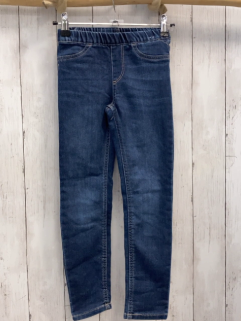 H&M  Jegigngs  Gr. 122  blau Jeans 