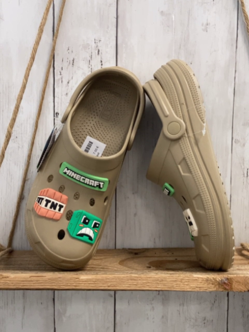 neu Next  Gummischuhe  Gr. 41  beige Minecraft 