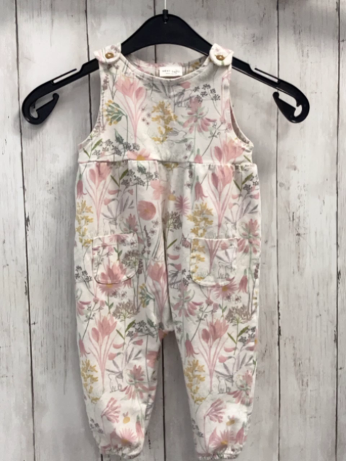 Next  Jumpsuit  Gr. 74  weiß Blumen 