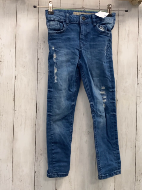   Hose  Gr. 116  blau Jeans Bund verstellbar 