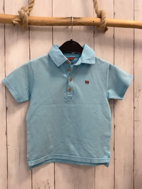 Napapijri  Poloshirt  Gr. 116  hellblau 