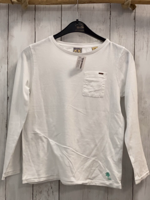 Scotch & Soda  Langarmshirt  Gr. 122/128  weiß 
