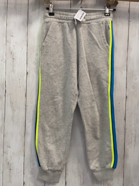 American Outfitters  Jogginghose  Gr. 128  hellgrau + hellblau hellgrüne Seitenstreifen