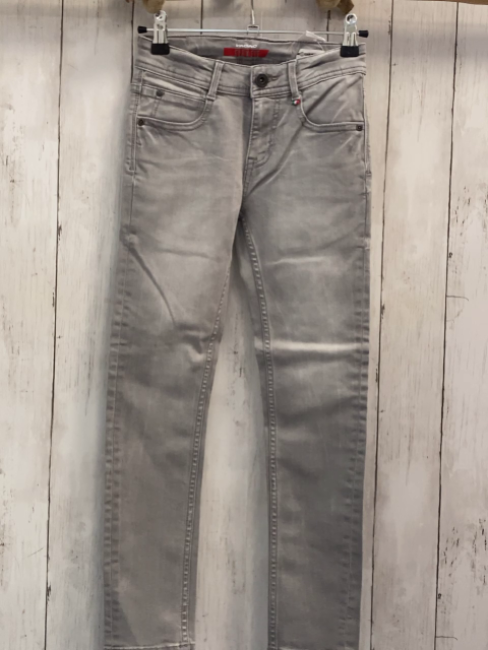 Vingino  Hose  Gr. 134  hellgrau Jeans Bund verstellbar