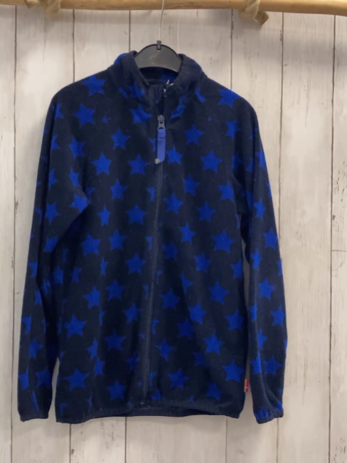 Racoon Fleecejacke  Gr. 134  dunkelblau hellblaue Sterne 