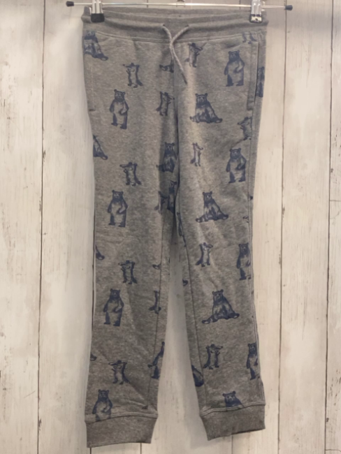   Jogginghose  Gr. 128  hellgrau blaue Bären 