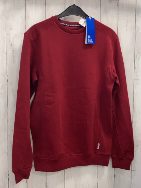 neu Blue Ridge  Pullover  Gr. 170/176  rot mit strukturierten Bereichen 