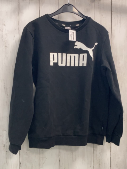 Puma  Pullover Gr. 158/164  schwarz weiße Schrift 