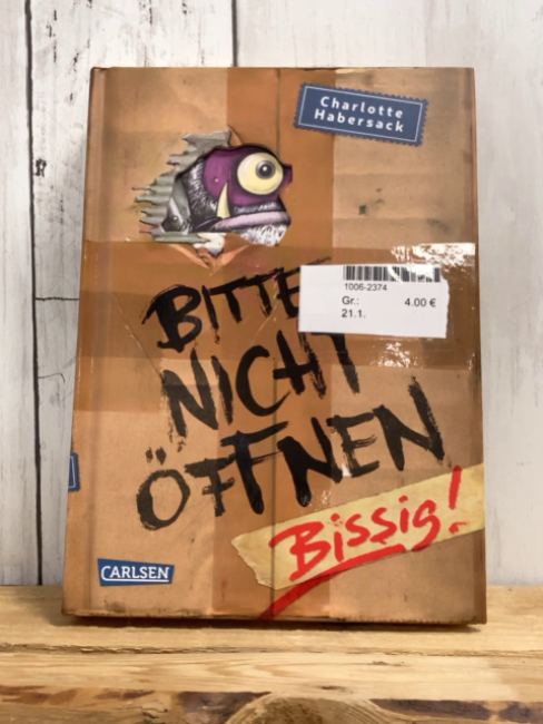 Buch Bitte nicht öffnen - bissig !