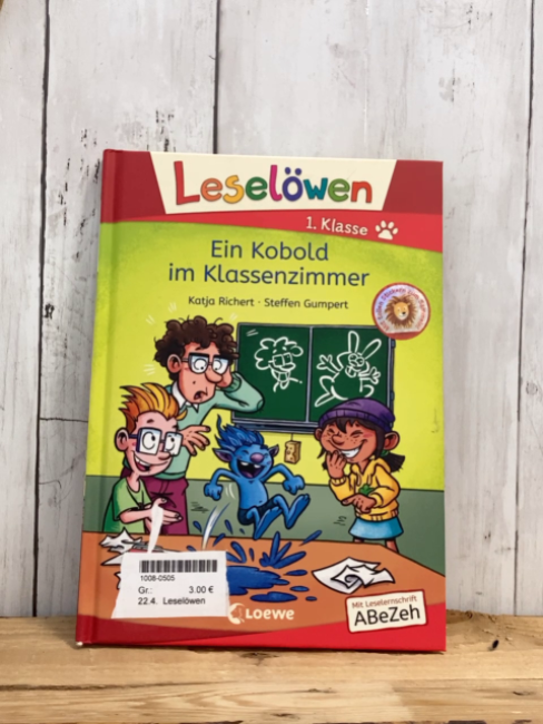 Leselöwen  Buch Ein Kobold im Klassenzimmer 