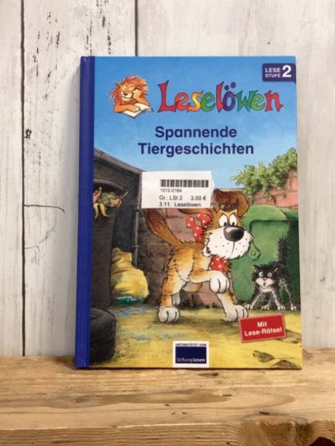 Leselöwen  Buch Gr. Lesetufe 2   Spannende Tiergeschichten 