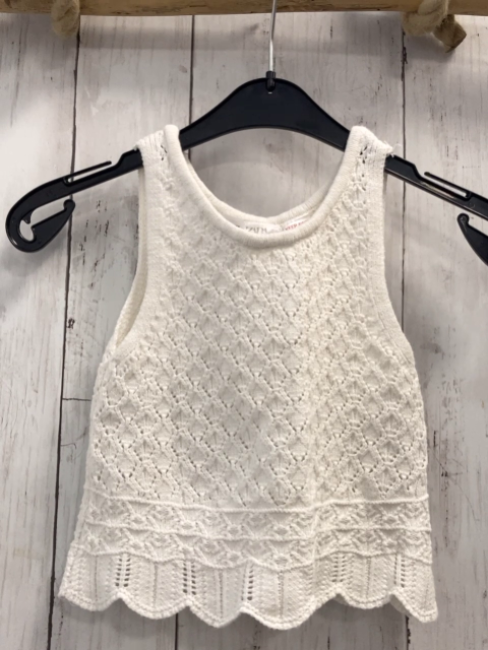 Zara  Top  Gr. 98  weiß Strick 
