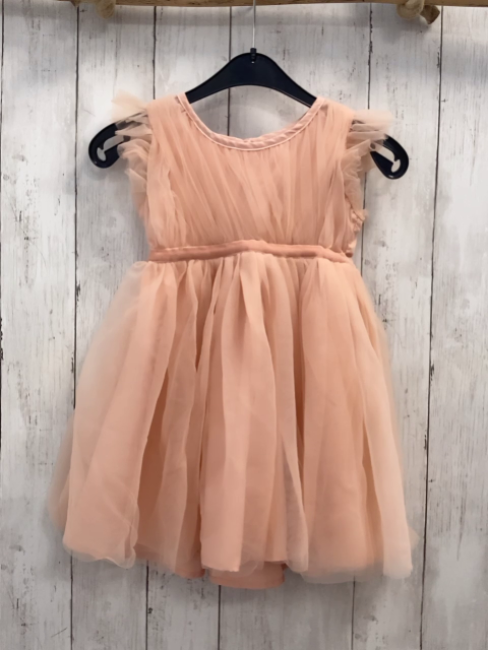 Name it  Kleid  Gr. 110  lachs Tüllüberkleid 