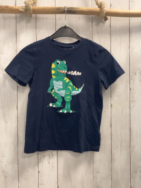   T-Shirt  Gr. 140  blau Dino 