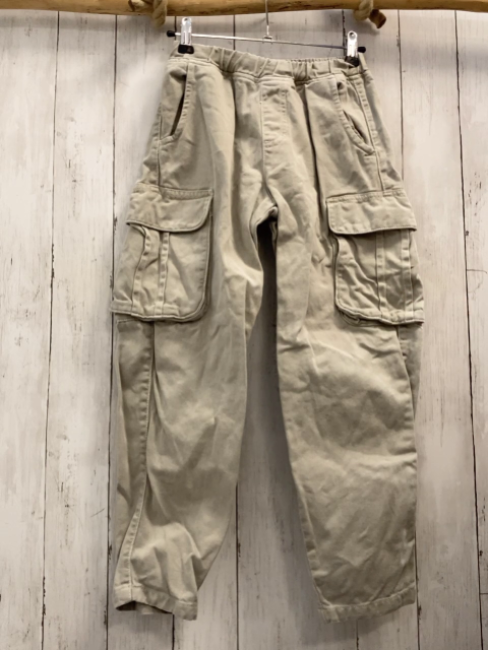 Zara  Hose  Gr. 140  grau Jeans Gummizugbund aufgesetzte Taschen 