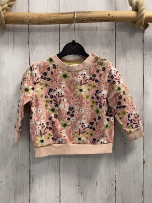 Alana  Pullover  Gr. 74  rosa Bluen 