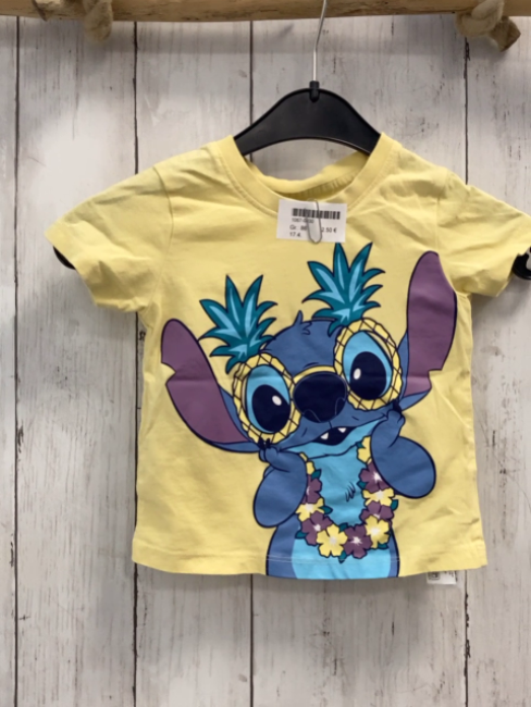   T-Shirt  Gr. 86  gelb Stitch