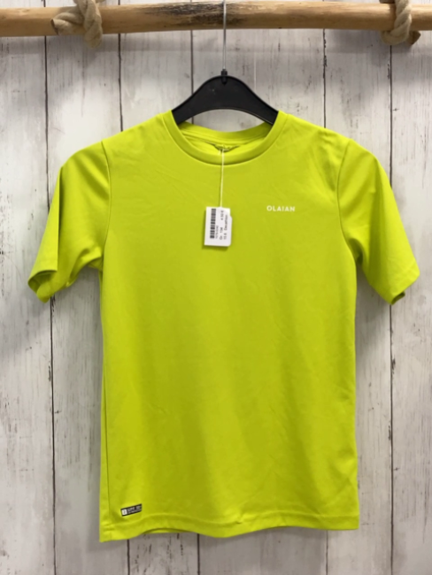 Decathlon UV-Schutzshirt Gr. 134  gelbgrün