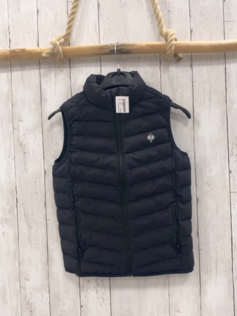 Engelbert & Strauss Weste Gr. 134  schwarz gesteppt