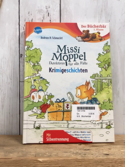 Bücherbär  Buch Missi Moppel Krimigeschichten 