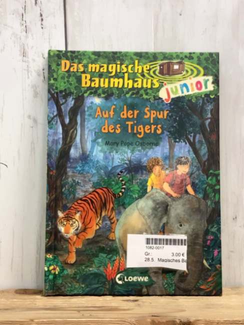 Magisches Baumhaus Junior  Buch Auf der Jagd des Tigers 
