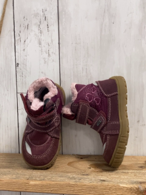  Boots  Gr. 23  weinrot rosa Plüschfutter 