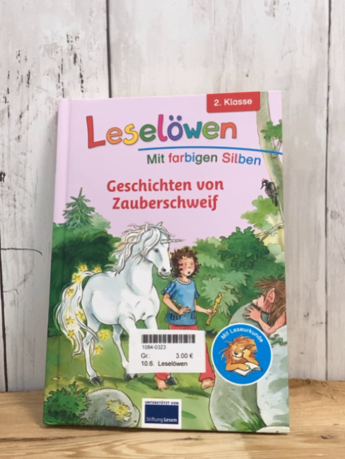 Leselöwen  Buch Geschichten von Zauberschweif 