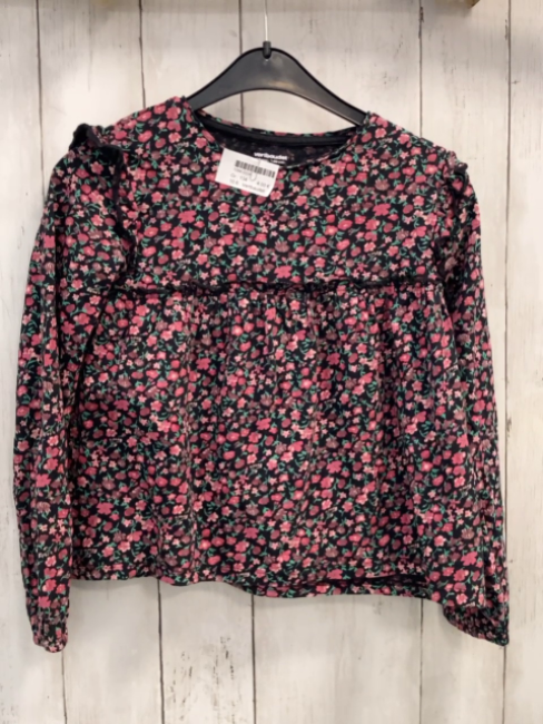 Vertbaudet  Langarmshirt  Gr. 134  schwarz Bumen 