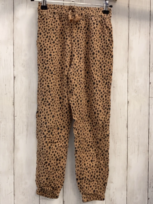 H&M Hose Gr. 128  braun schwarze Punkte Kordel