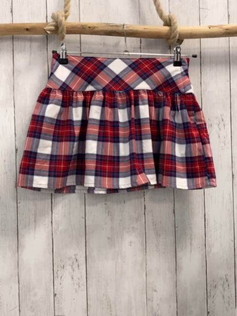 H&M Rock Gr. 170  rot weiß blau kariert