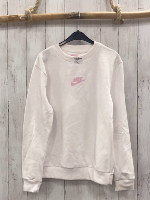 Nike Pullover S weiß rosa Schift
