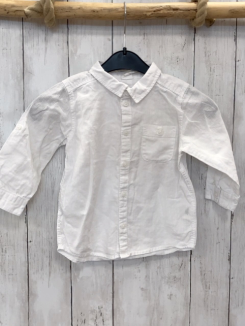H&M Hemd Gr. 86  weiß